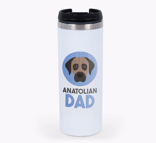 'Dog Dad' - Personalised {breedFullName} Travel Mug