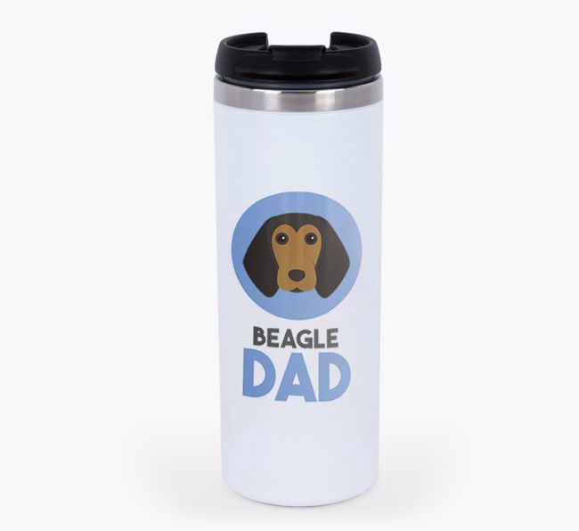 'Dog Dad' - Personalised {breedFullName} Travel Mug