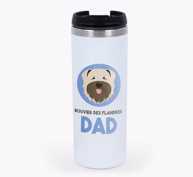 'Dog Dad' - Personalised {breedFullName} Travel Mug