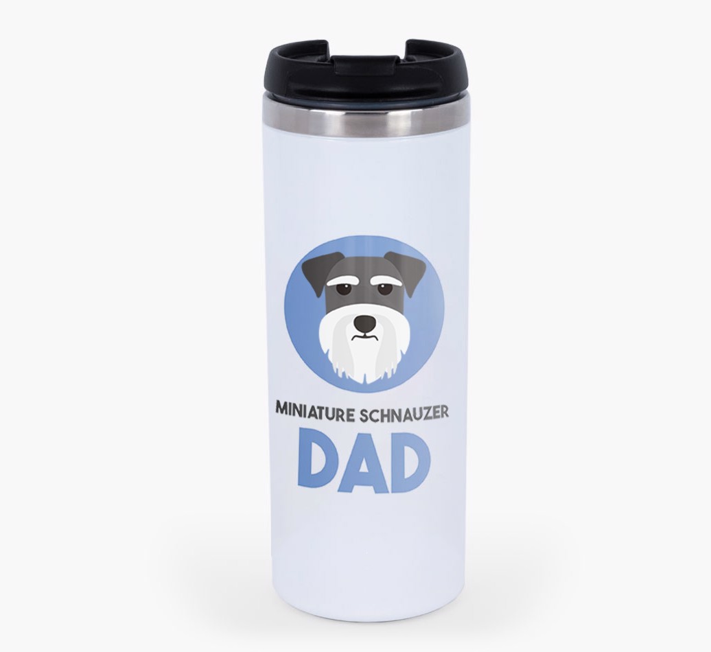 'Dog Dad' - Personalised {breedFullName} Travel Mug