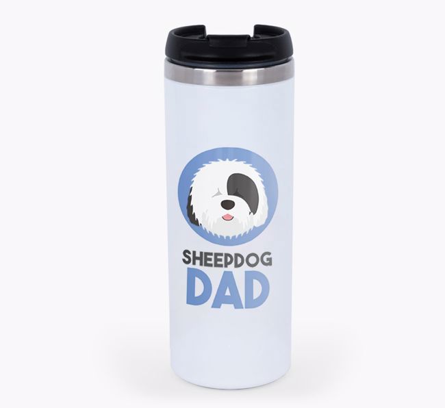 'Dog Dad' - Personalised {breedFullName} Travel Mug