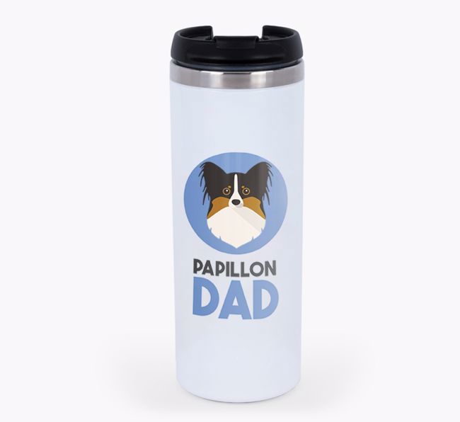 'Dog Dad' - Personalised {breedFullName} Travel Mug