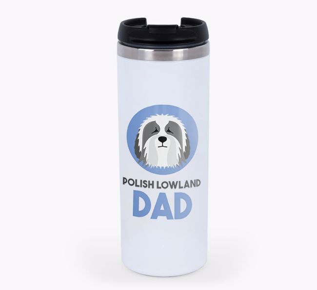 'Dog Dad' - Personalised {breedFullName} Travel Mug