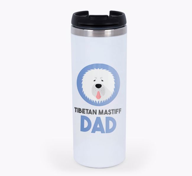 'Dog Dad' - Personalised {breedFullName} Travel Mug