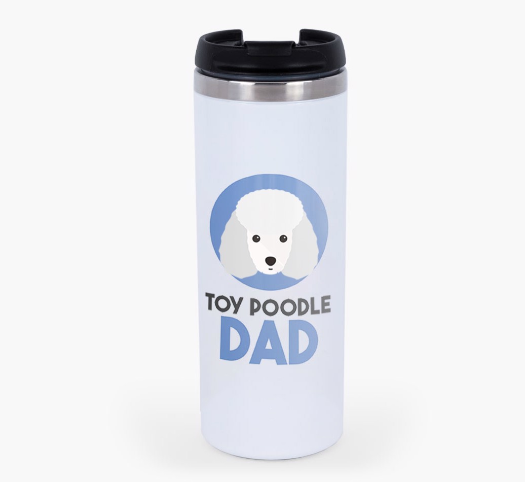 'Dog Dad' - Personalised {breedFullName} Travel Mug