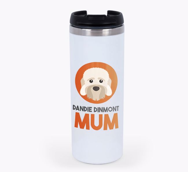 'Dog Mum' - Personalised {breedFullName} Travel Mug