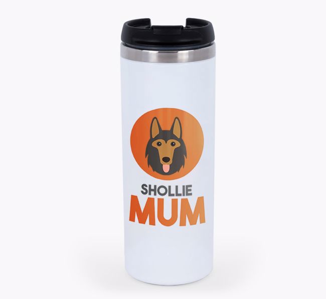 'Dog Mum' - Personalised {breedFullName} Travel Mug