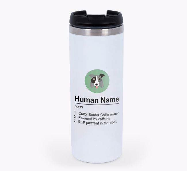 'Human Definition' - Personalised Travel Mug