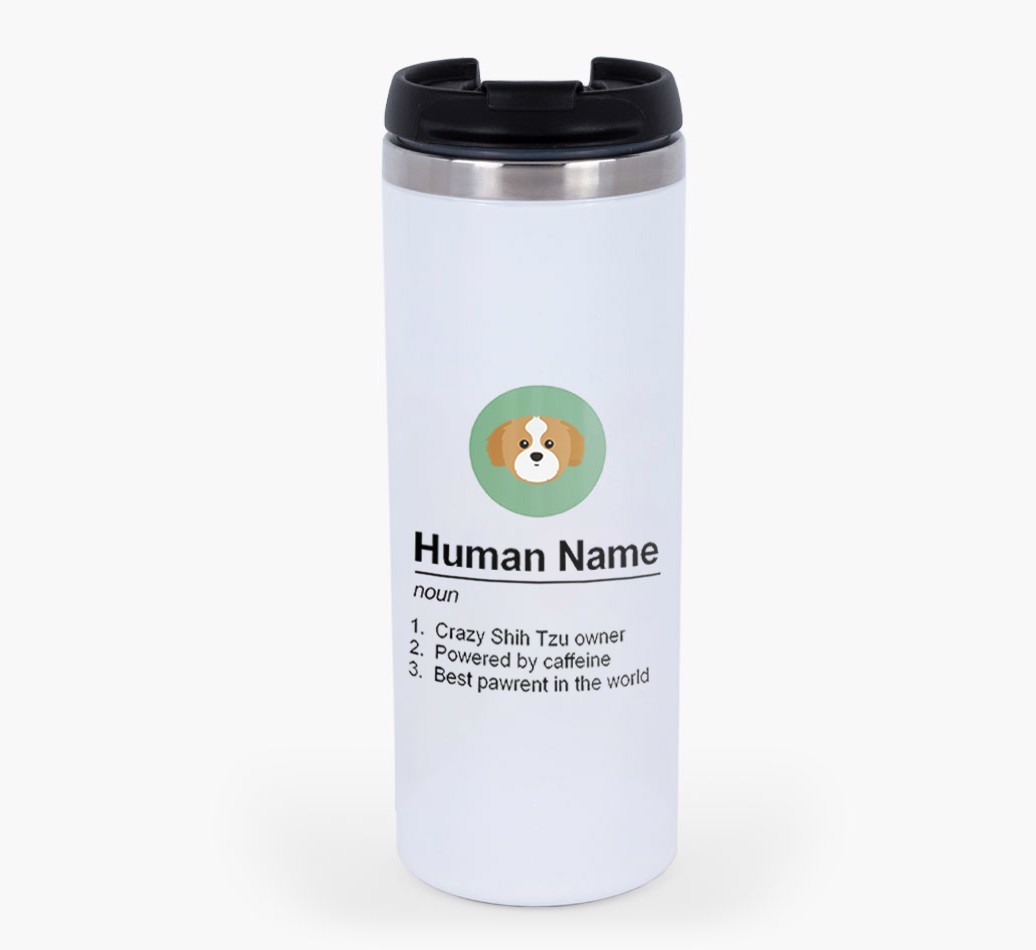 'Human Definition' - Personalised Reusable Mug