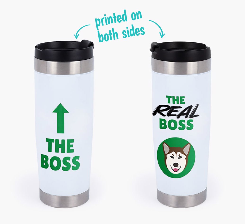 'The Boss' - Personalized Travel Mug