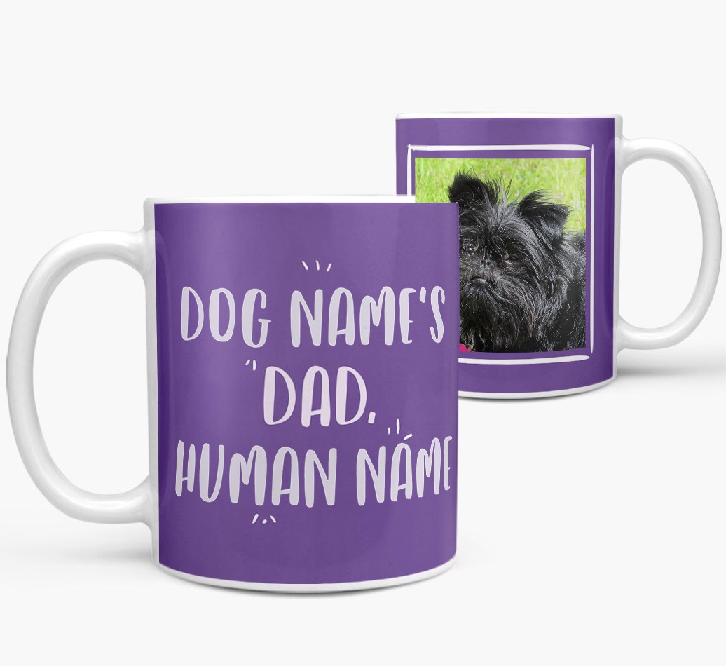 'Dog's Dad' - {breedFullName} Photo Upload Mug