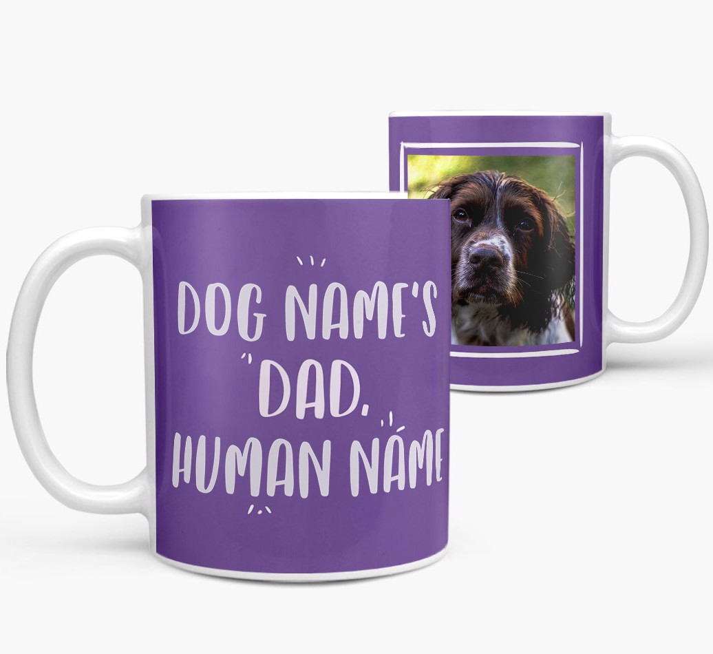 'Dog's Dad' - {breedFullName} Photo Upload Mug