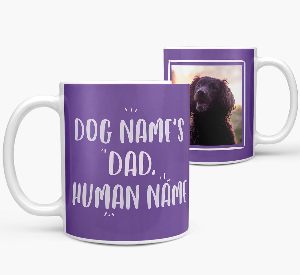 'Dog's Dad' - {breedFullName} Photo Upload Mug