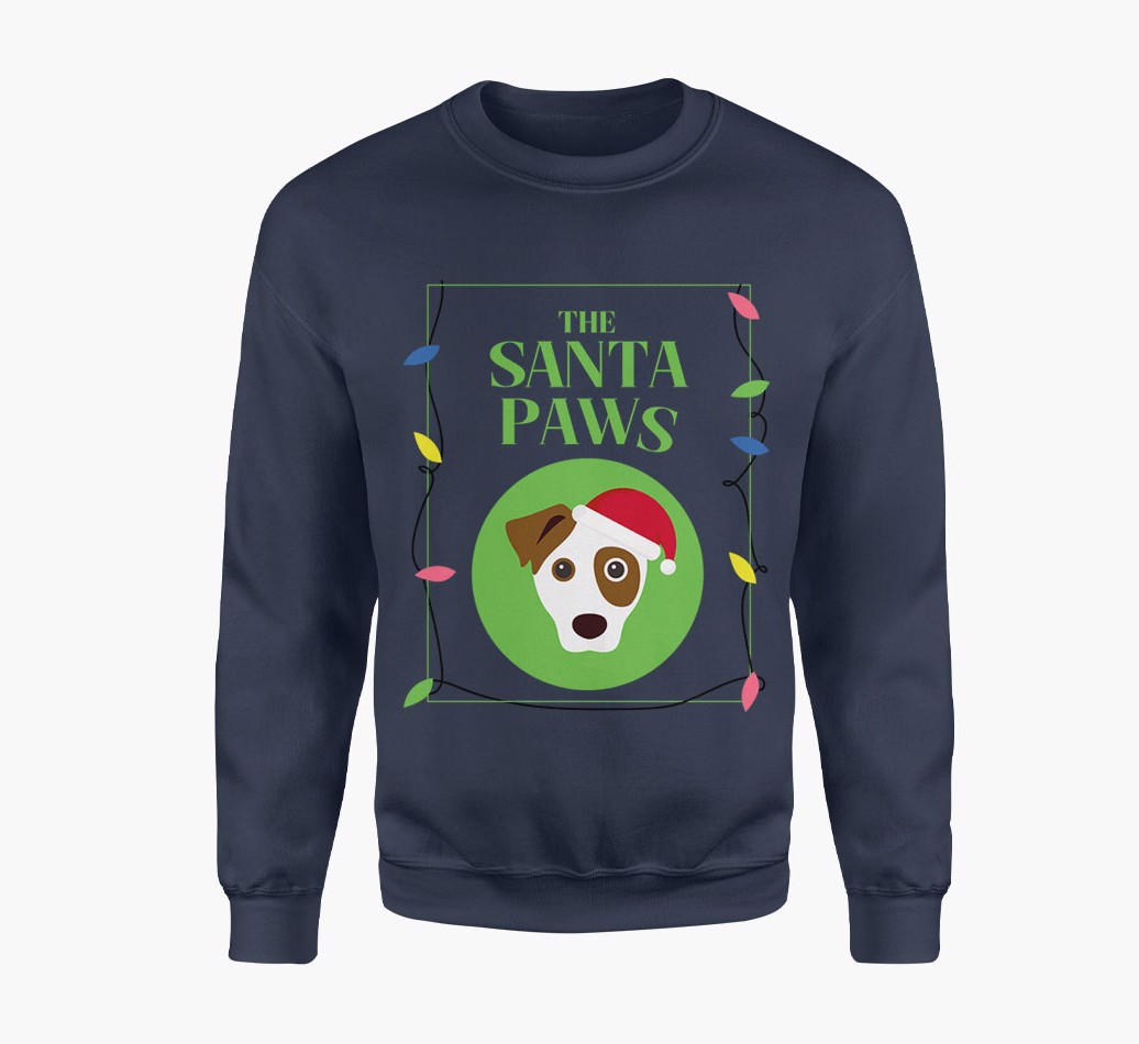 'Santa Paws' - Personalised {breedFullName} Adult Jumper