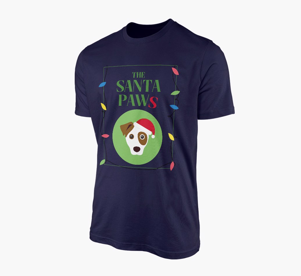'Santa Paws' - Personalised {breedFullName} Adult T-Shirt