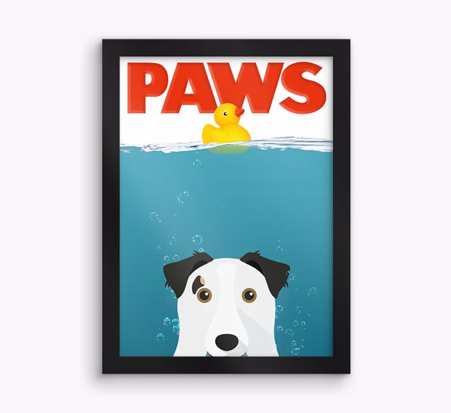 'Paws' - Personalised {breedFullName} Framed Print