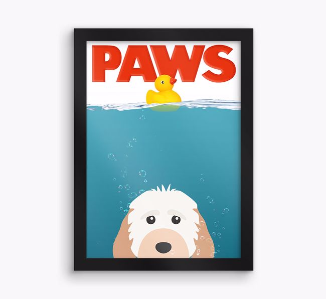 'Paws' - Personalised {breedFullName} Framed Print