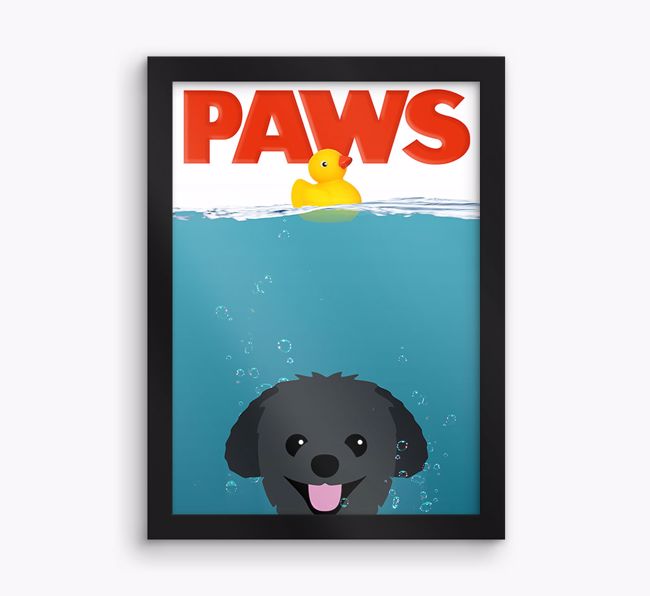 'Paws' - Personalised {breedFullName} Framed Print