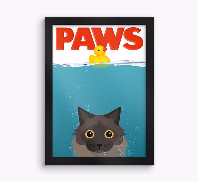 'Paws' - Personalised {breedCommonName} Framed Print 