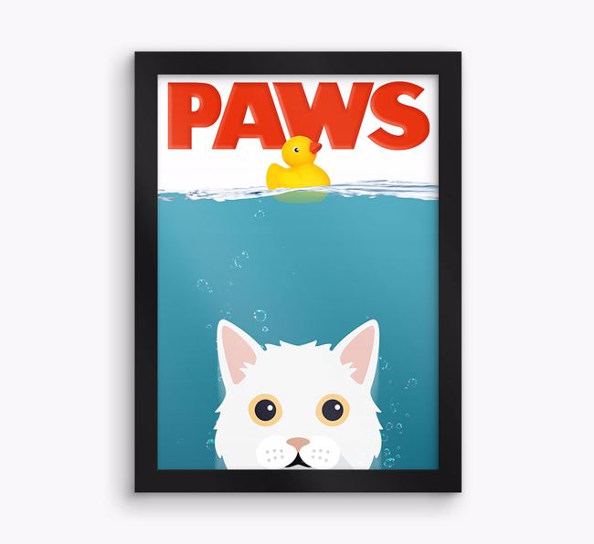 'Paws' - Personalised {breedCommonName} Framed Print 