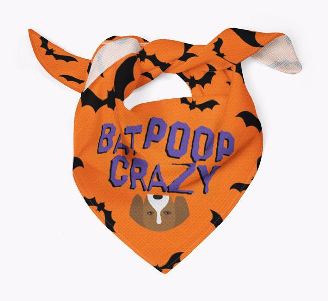 'Bat Poop Crazy' - Personalised {breedFullName} Bandana