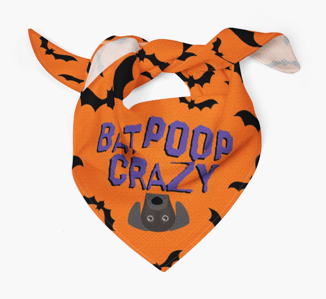 'Bat Poop Crazy' - Personalised {breedFullName} Bandana