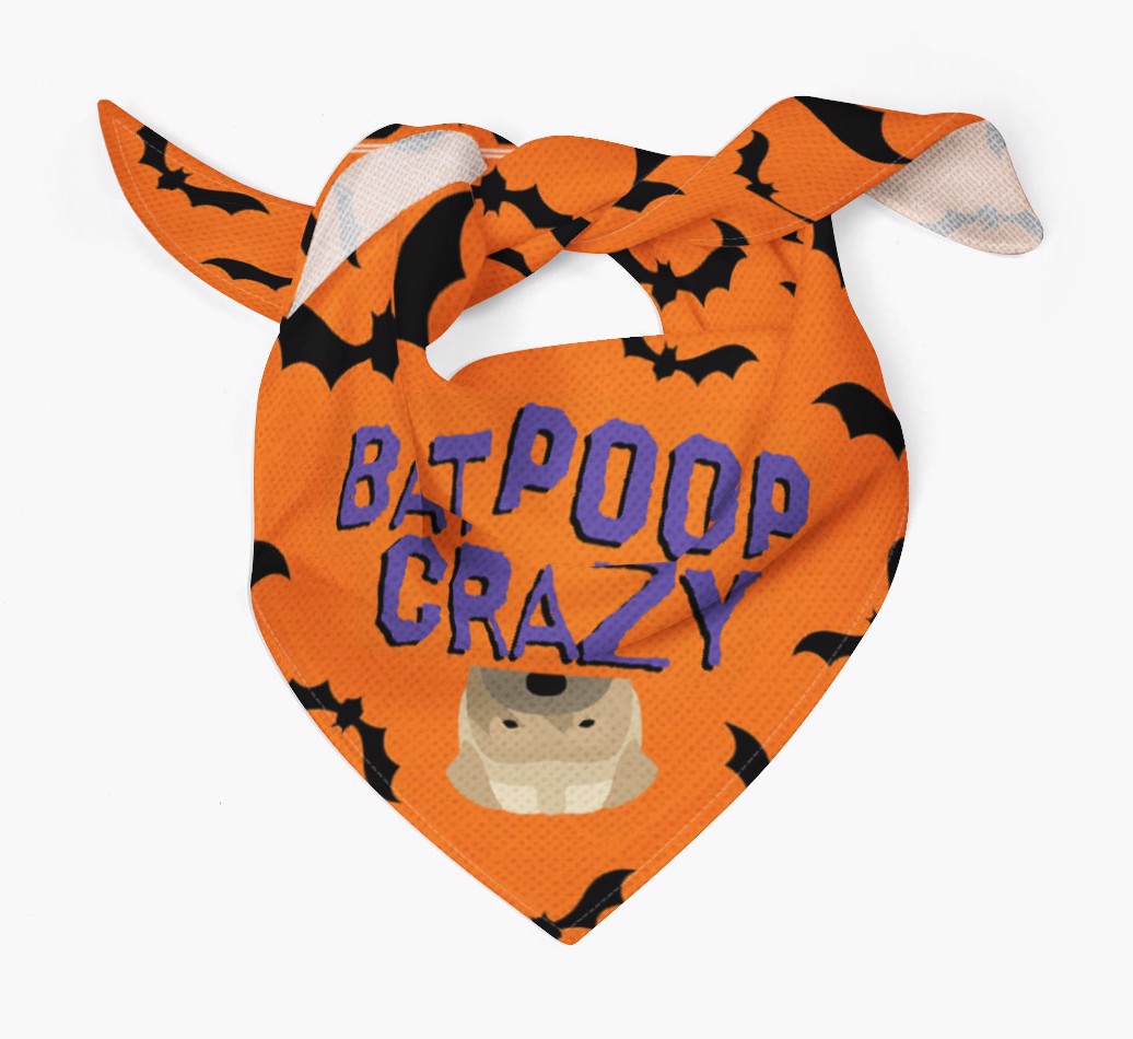 'Bat Poop Crazy' - Personalized {breedFullName} Bandana