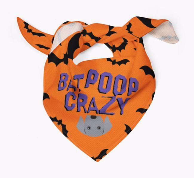 'Bat Poop Crazy' - Personalised {breedFullName} Bandana