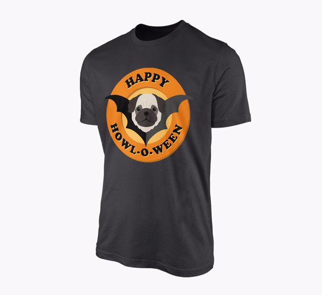 'Happy Howl-o-ween' - Personalised {breedFullName} T-Shirt