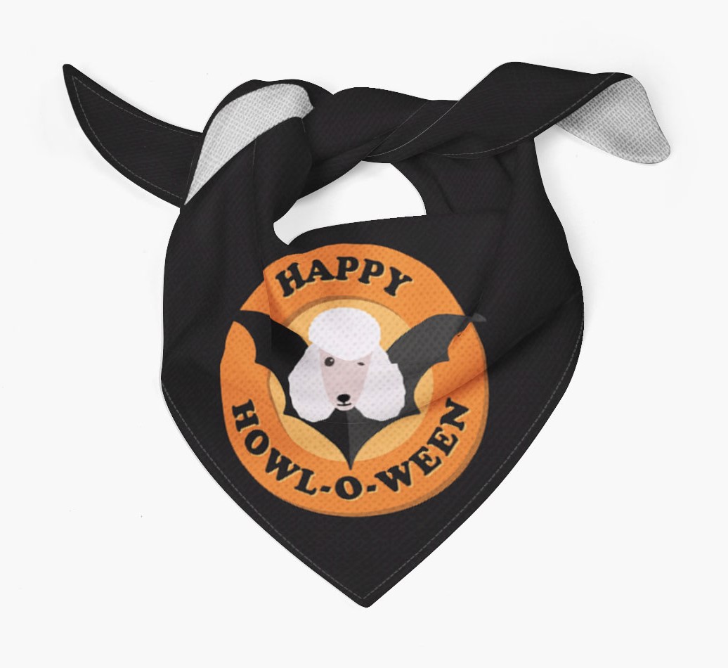 'Happy Howl-o-ween' - Personalised {breedFullName} Bandana