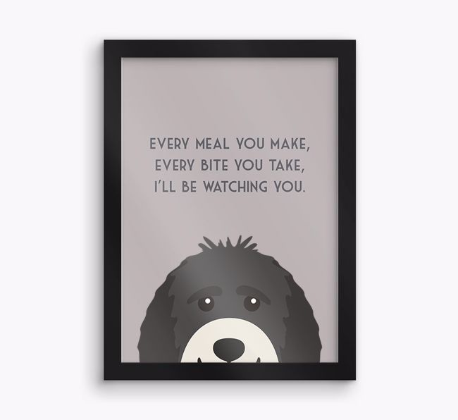 'Every Meal You Make' - Personalised {breedFullName} Framed Print