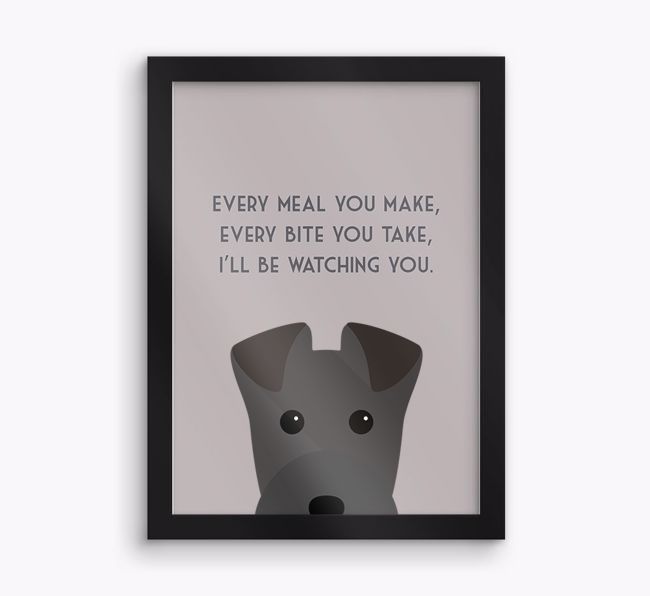 'Every Meal You Make' - Personalised {breedFullName} Framed Print