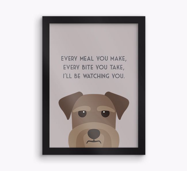 'Every Meal You Make' - Personalised {breedFullName} Framed Print