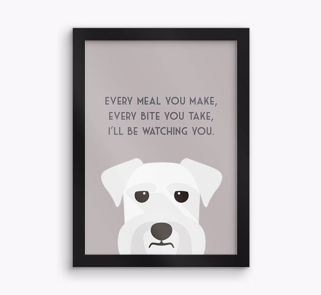 'Every Meal You Make' - Personalised {breedFullName} Framed Print