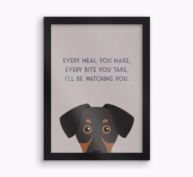 'Every Meal You Make' - Personalised {breedFullName} Framed Print