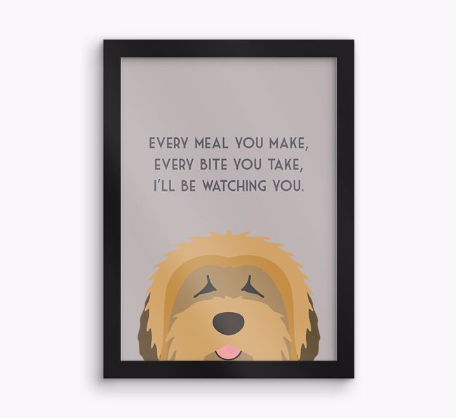 'Every Meal You Make' - Personalised {breedFullName} Framed Print
