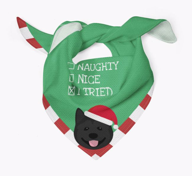 Christmas Checkbox: Personalized {breedFullName} Bandana