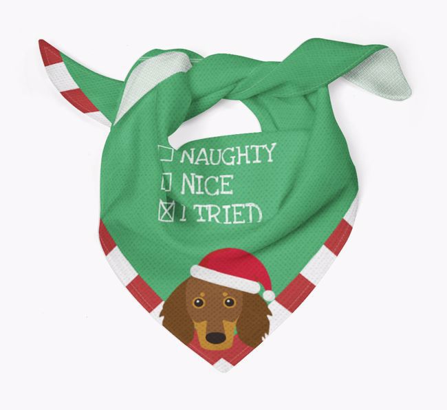 Christmas Checkbox: Personalised {breedFullName} Bandana