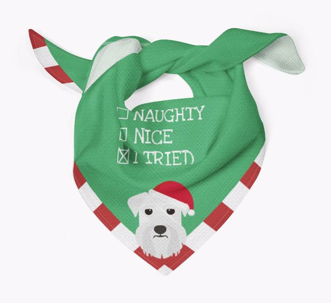 Christmas Checkbox: Personalised {breedFullName} Bandana