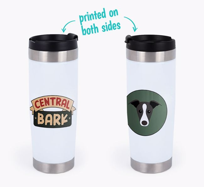 'Central Bark' -Personalized  {breedFullName} Travel Mug