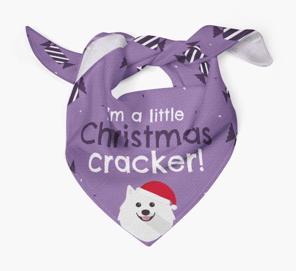 'Christmas Cracker' - Personalized {breedFullName} Bandana