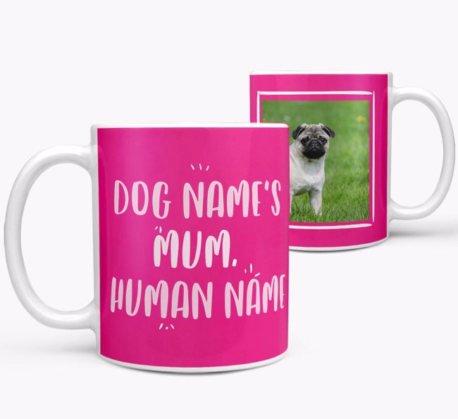 Girl and Dogs Custom Coffee Mug - World's Best Dog Mom