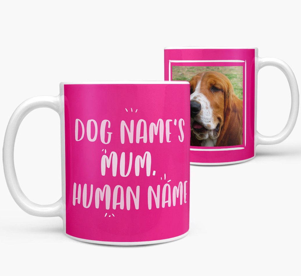 'Dog's Mum' - {breedFullName} Photo Upload Mug