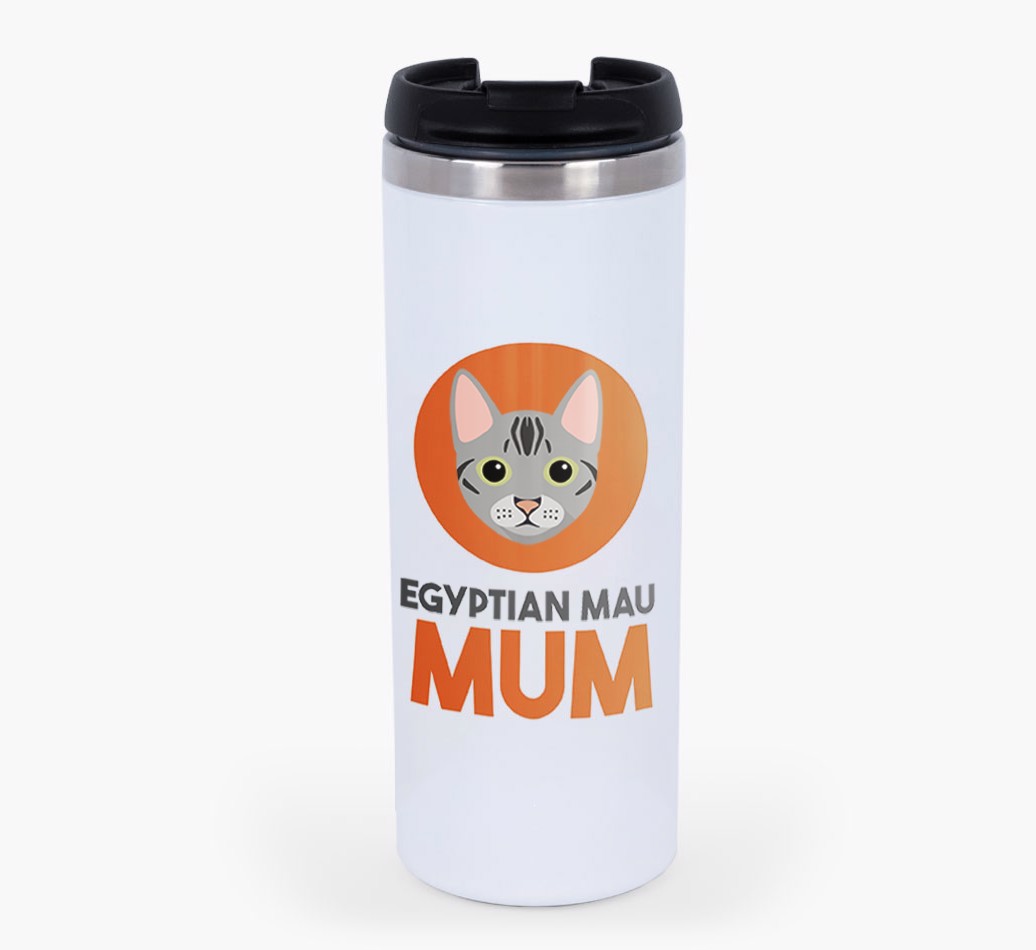 'Cat Mum' - Personalised {breedFullName} Travel Mug