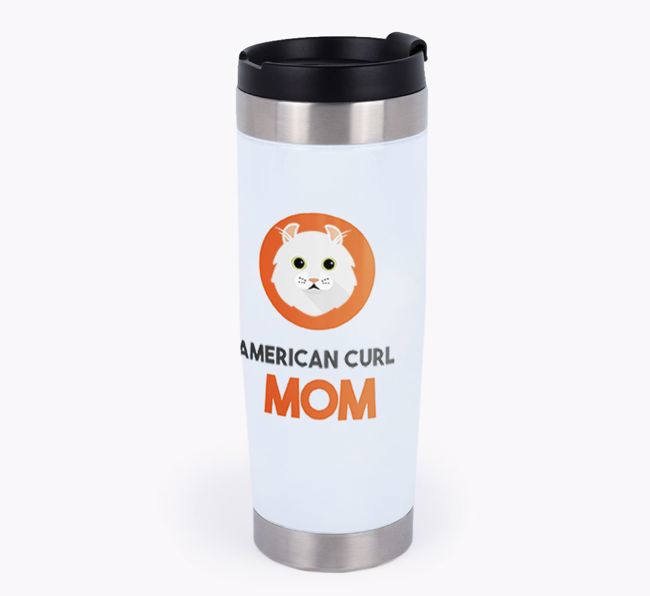 'Cat Mom' - Personalized {breedCommonName} Travel Mug