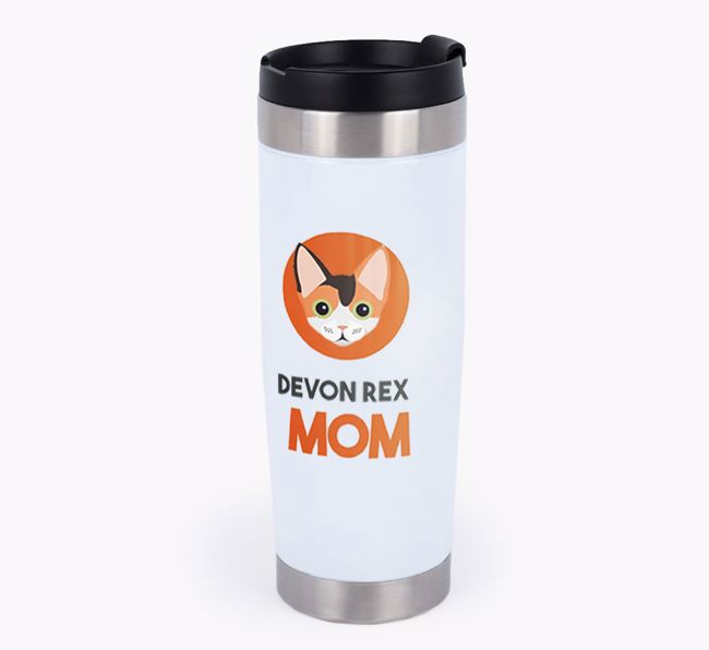 'Cat Mom' - Personalized {breedCommonName} Travel Mug