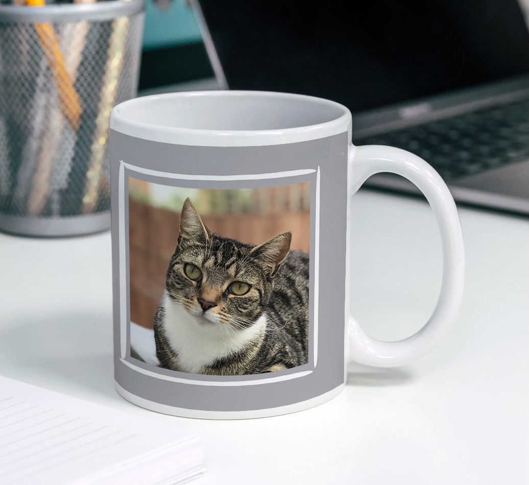 'Cat's Mum' - {breedFullName} Photo Upload Mug