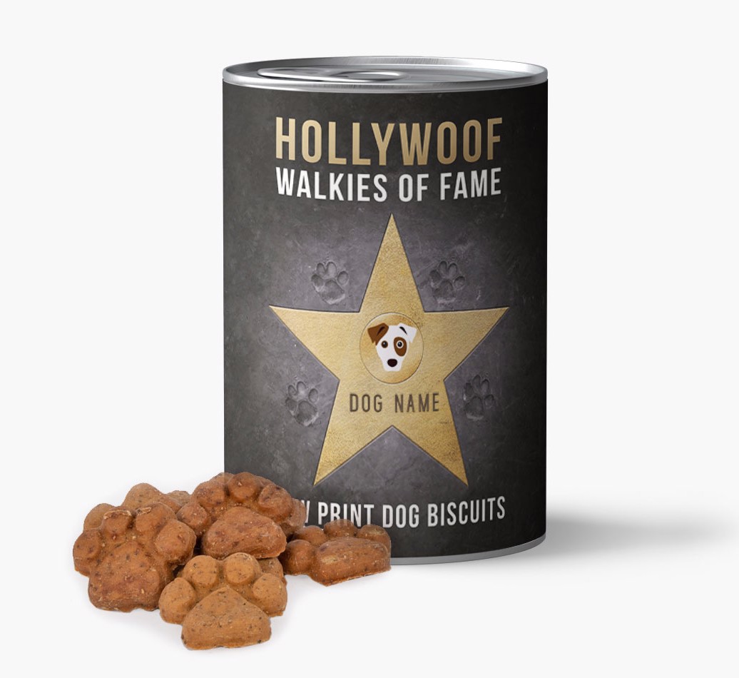 'Hollywoof' - Personalised Paw Biscuits'