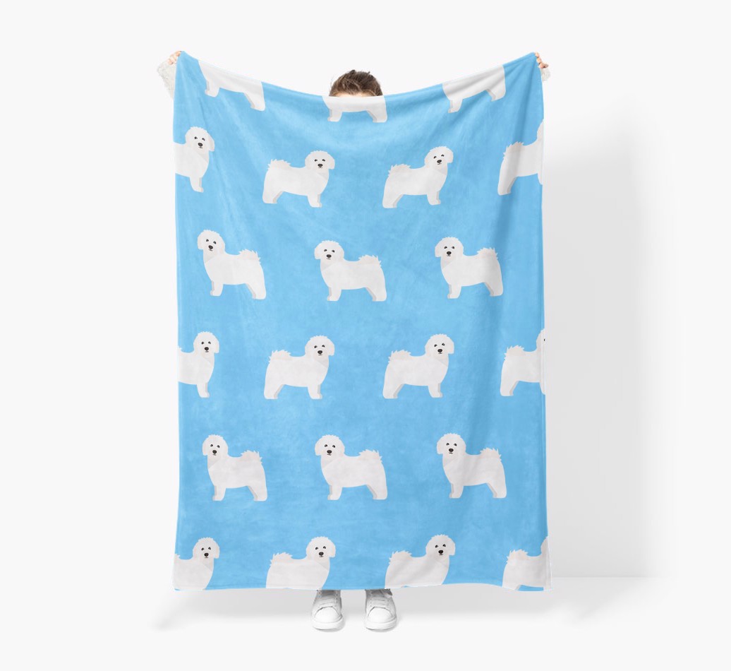 'Icon Pattern' - Personalised Blanket - Held by Person