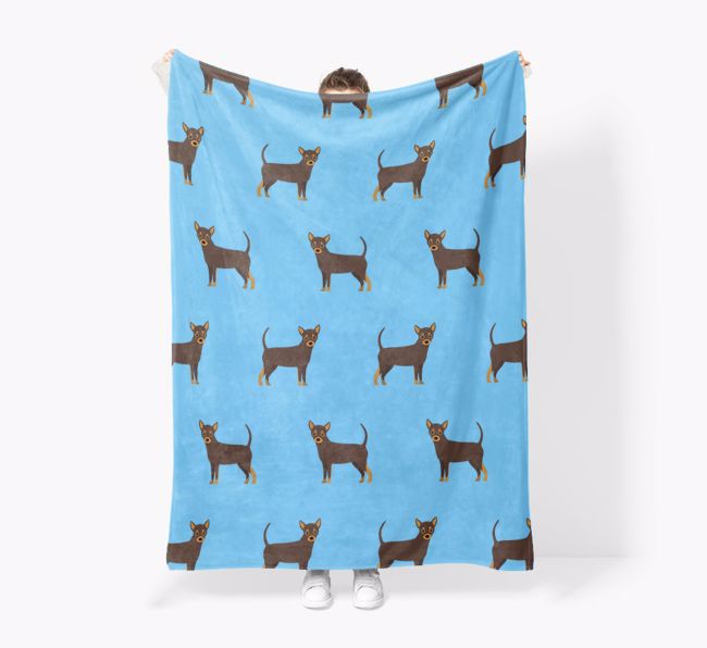 '{breedFullName} Icon Patter' - Personalised Snuggle Blanket